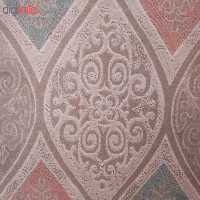 فرش ماشینی زمرد مشهد طرح HA14 زمینه کرم قهوه ای