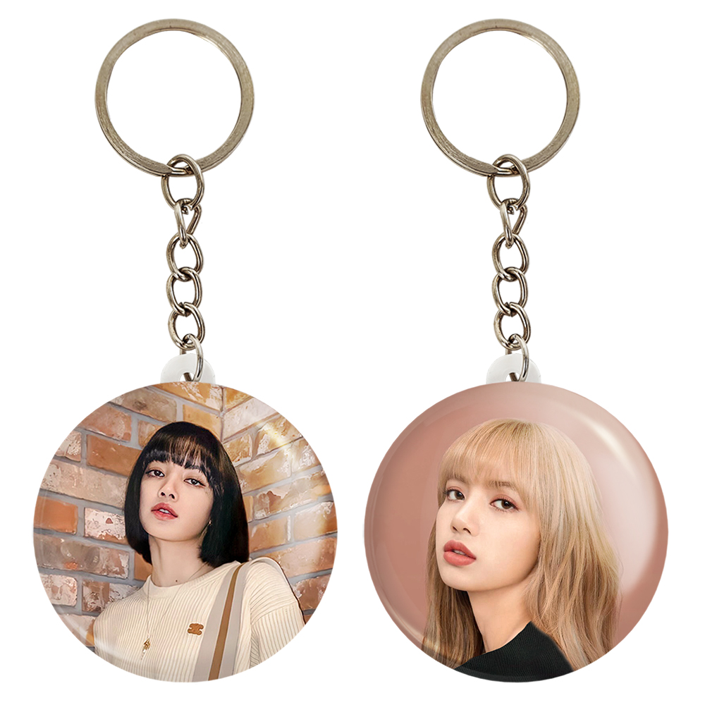 جاکلیدی خندالو مدل لیسا بلک پینک کد 1424914254 مجموعه 2 عددی