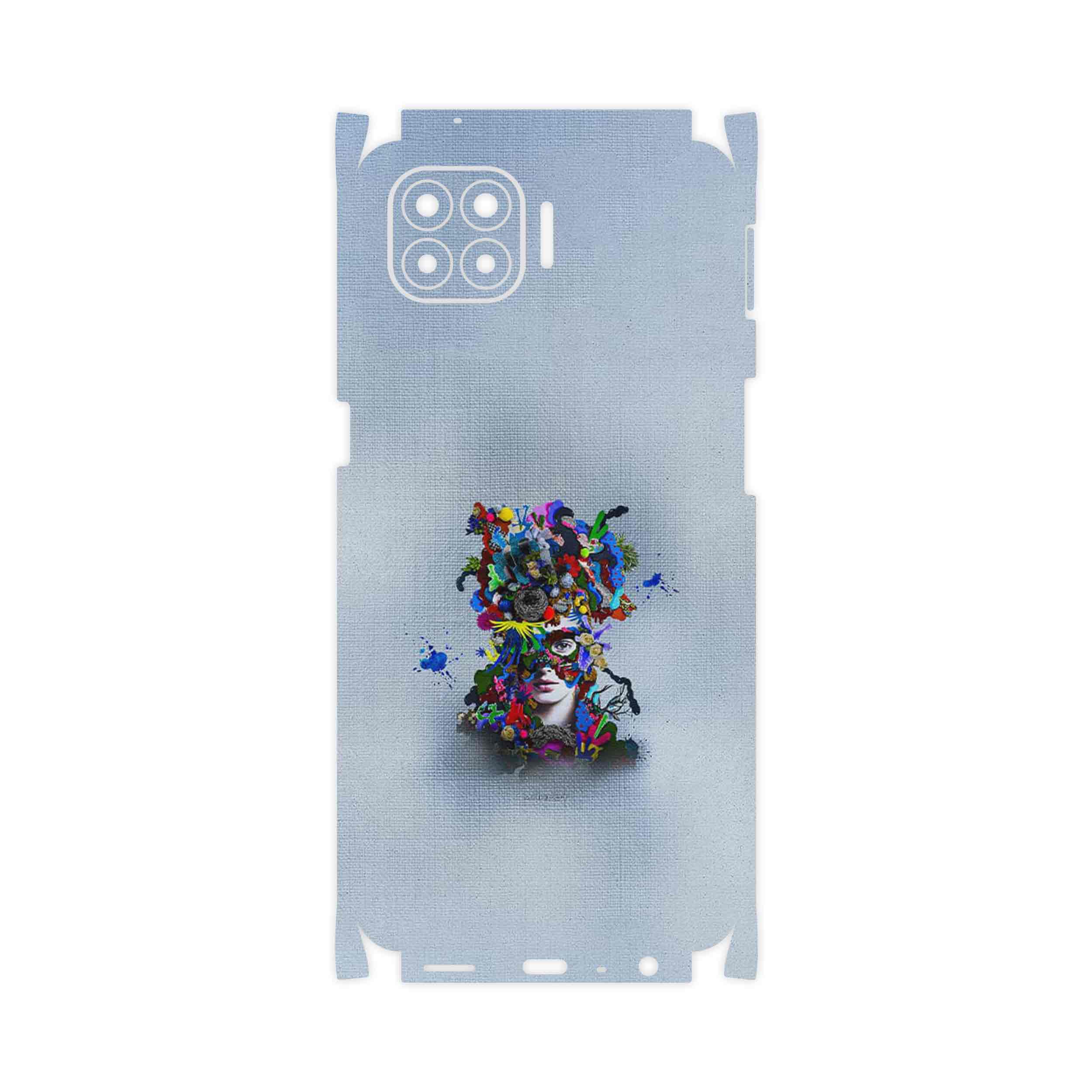 برچسب پوششی ماهوت مدل Collage of surreal Portrait of Women 4-FullSkin مناسب برای گوشی موبایل اپو A93