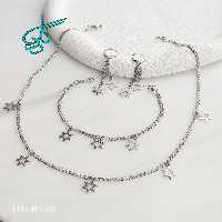 خرید سرویس کارتیر استیل طرح ستاره سیلور رنگ ثابت با کیفیت کد 2215162 - ردگل