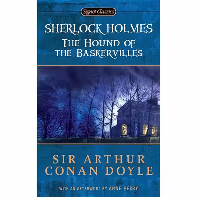 کتاب The Hound of the Baskervilles اثر Sir Arthur Conan Doyle and Anne Perry انتشارات Signet