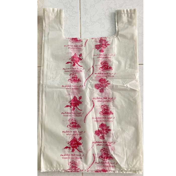 نایلون بسته بندی مدل دسته دار بسیار ضخیم کد 65.75 بسته 2 کیلوگرم