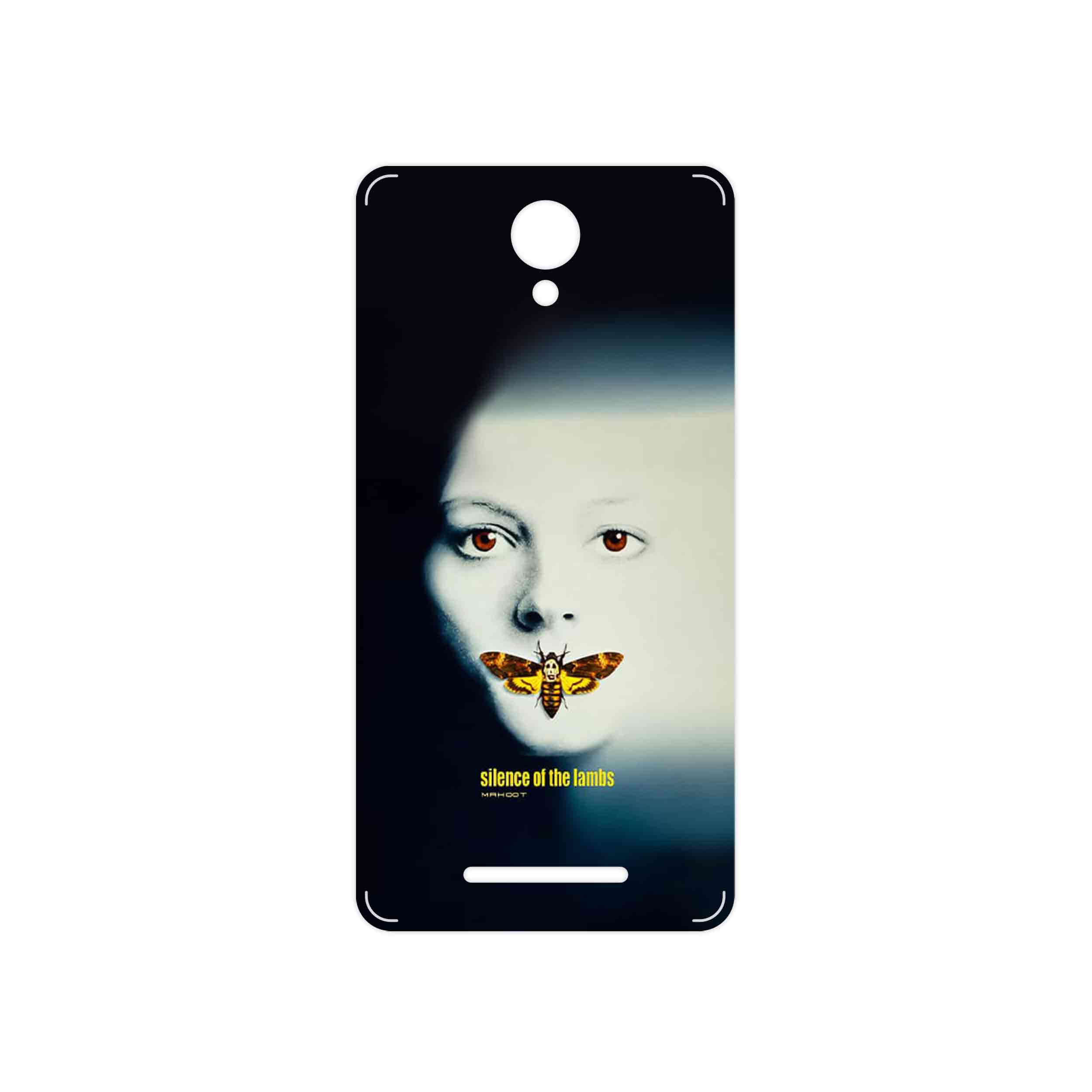 برچسب پوششی ماهوت مدل Silence of the Lambs مناسب برای گوشی موبایل شیائومی Redmi Note 2