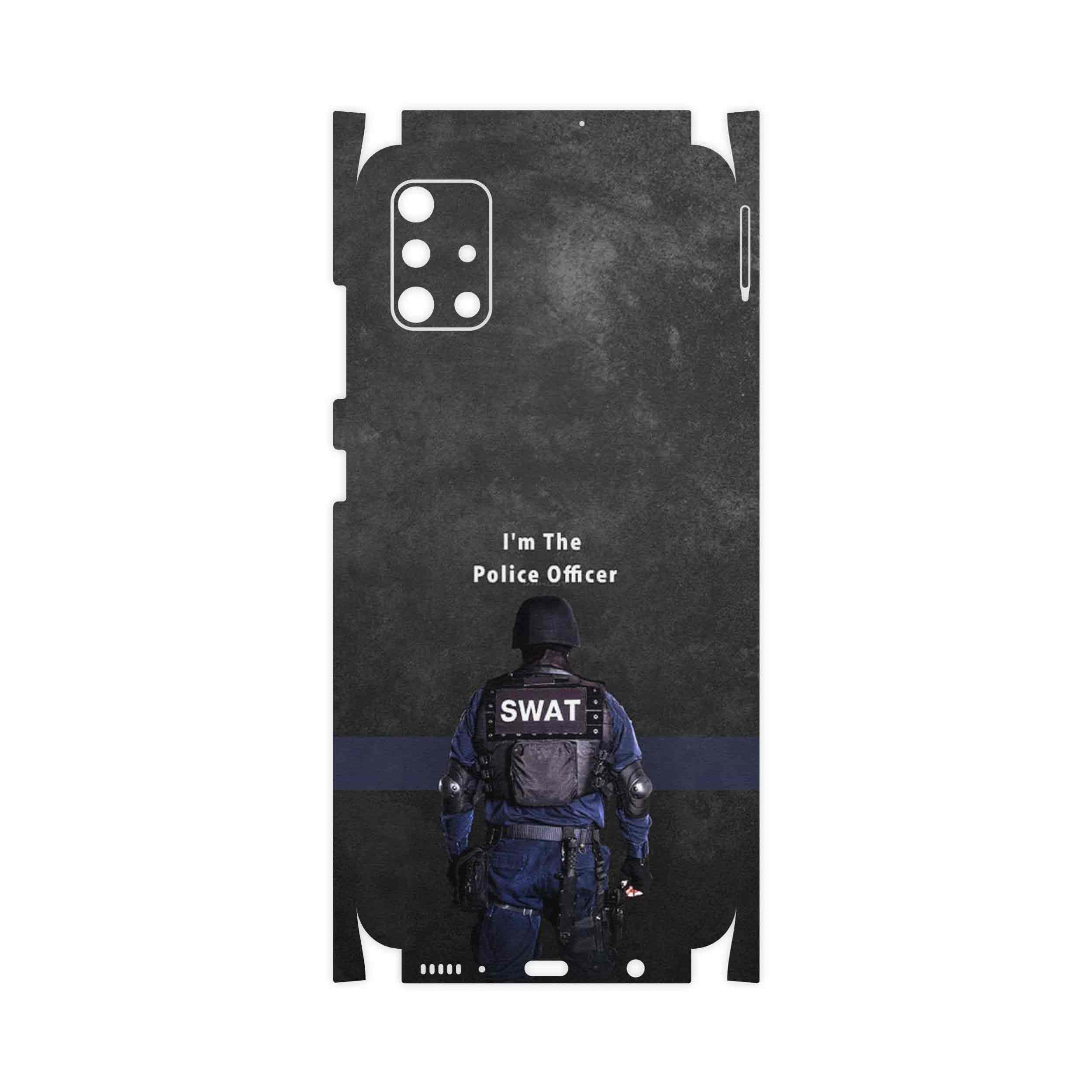 برچسب پوششی ماهوت مدل Police Officer-FullSkin مناسب برای گوشی موبایل سامسونگ Galaxy A51