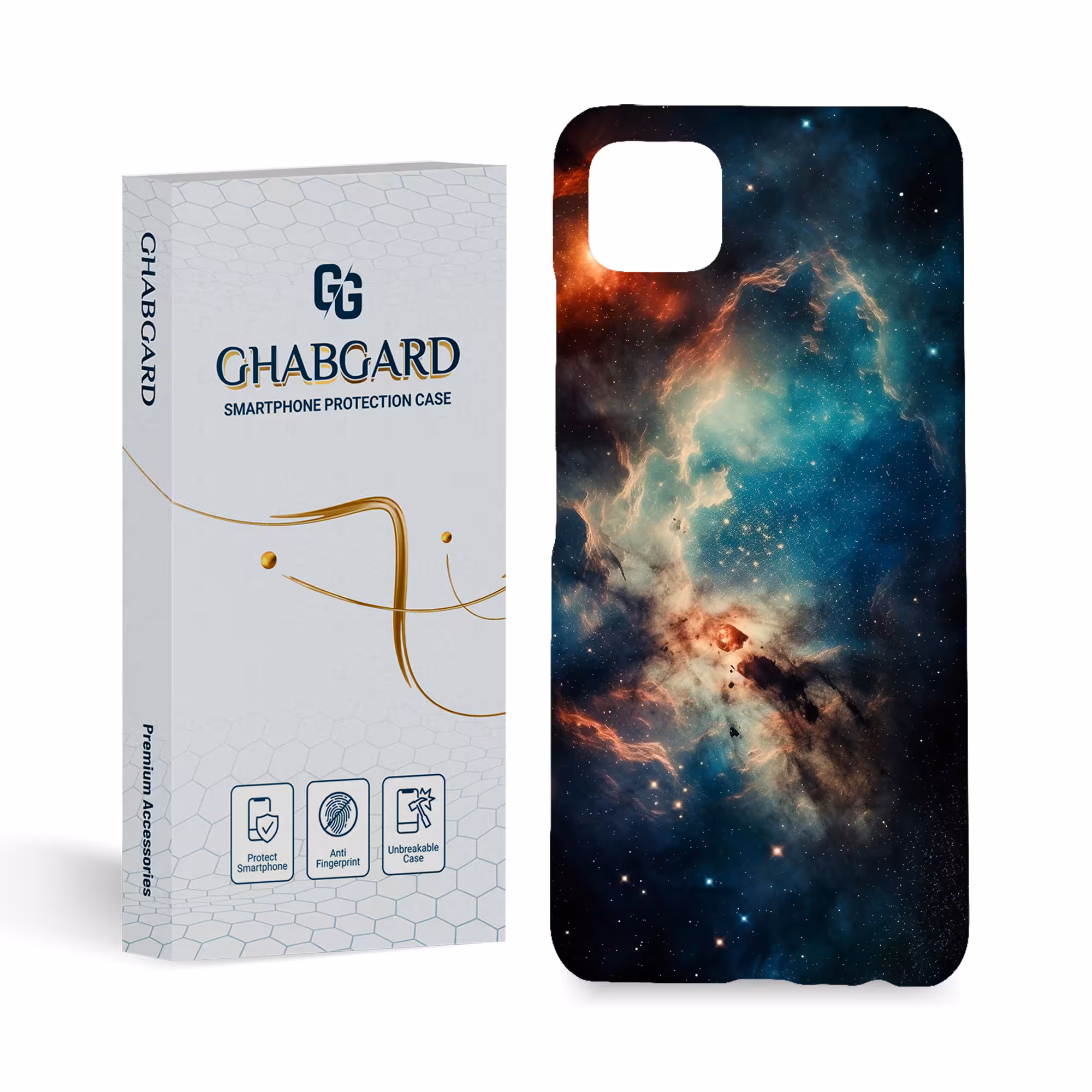 کاور گارد قاب مدل کهکشانی  مناسب برای گوشی موبایل سامسونگ  galaxy a22 5g