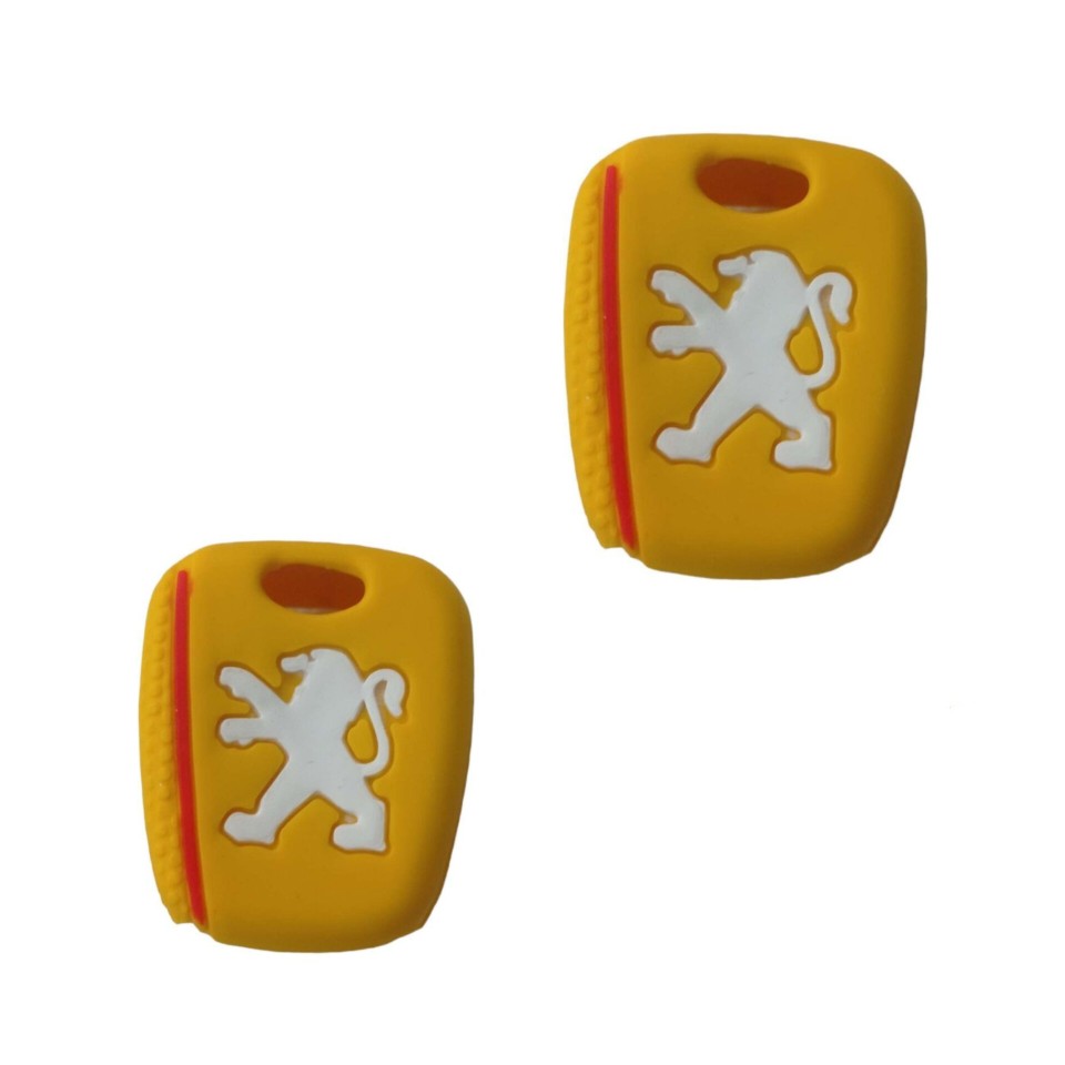 کاور سوییچ خودرو مدل سیلیکونی آجدار کد Dva2 مناسب برای پژو 207 بسته 2 عددی