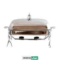 سوفله خوری استیل طرح آدمک سایز مستطیل متوسط کد 3001