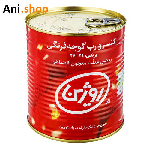 رب گوجه فرنگی روژین 800 گرم کد G34