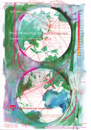 خرید و دانلود نسخه کامل کتاب The principle of notworking concepts in critical internet culture