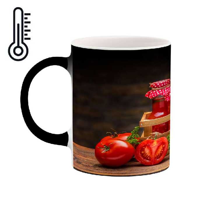 ماگ حرارتی کاکتی طرح گوجه فرنگی مدل mgh14534