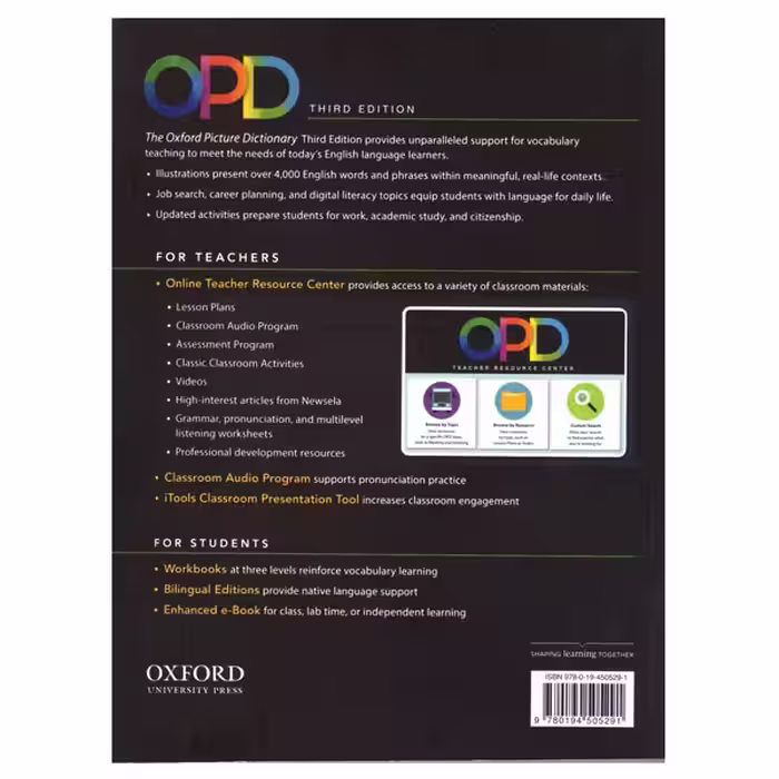 کتاب Oxford Picture Dictionary اثر Jayme Adelson انتشارات الوندپویان