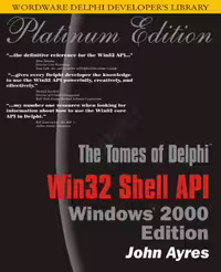 خرید و دانلود نسخه کامل کتاب Tomes of Delphi: WIn32 Shell API Windows 2000 Edition