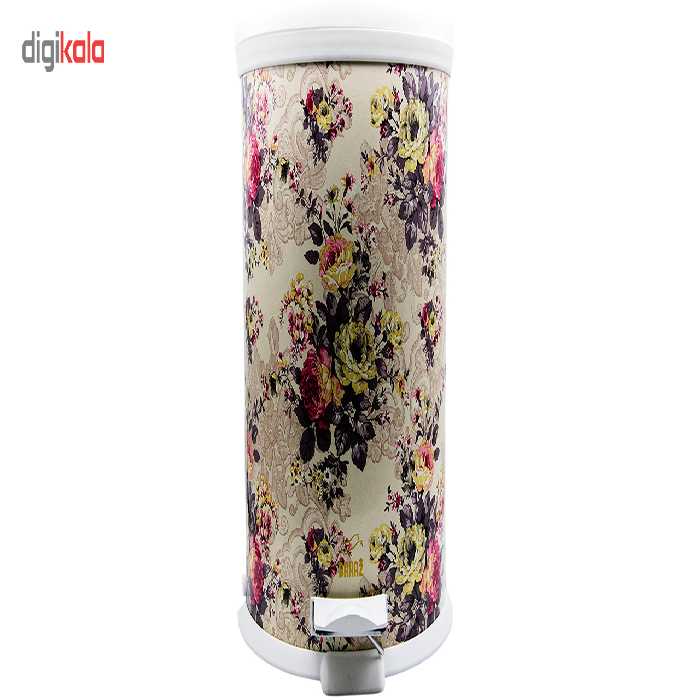 سطل زباله پدالی پدالدار بهاز کالا مدل D.R 508 ظرفیت 20 لیتری