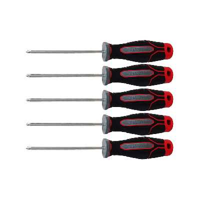 پیچ گوشتی چهارسو تیوان مدل HT - 0041 مجموعه 5 عددی