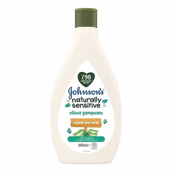 شامپو بدن کودک جانسون سری نچرال سنستیو Naturally Sensitive حجم 395