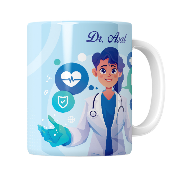 ماگ مدل پزشک طرح عسل