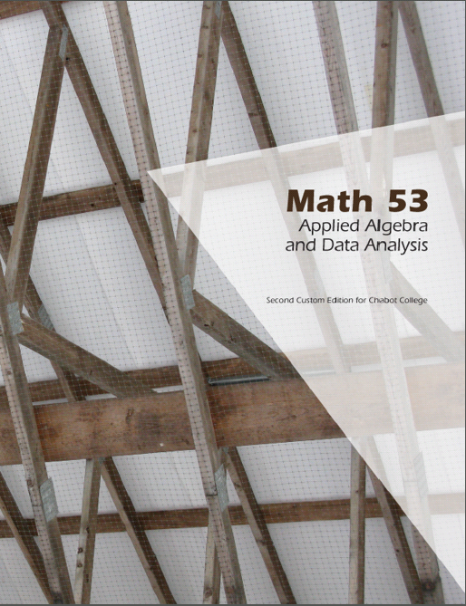 خرید و دانلود نسخه کامل کتاب Math 53: Applied Algebra and Data Analysis Second Custom Edition for Chabot College - Pdf