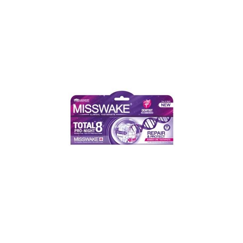 خمیر دندان سفید کننده و محافظ دندان های حساس مدل Total 8 Repair & Protect میسویک 100 میل