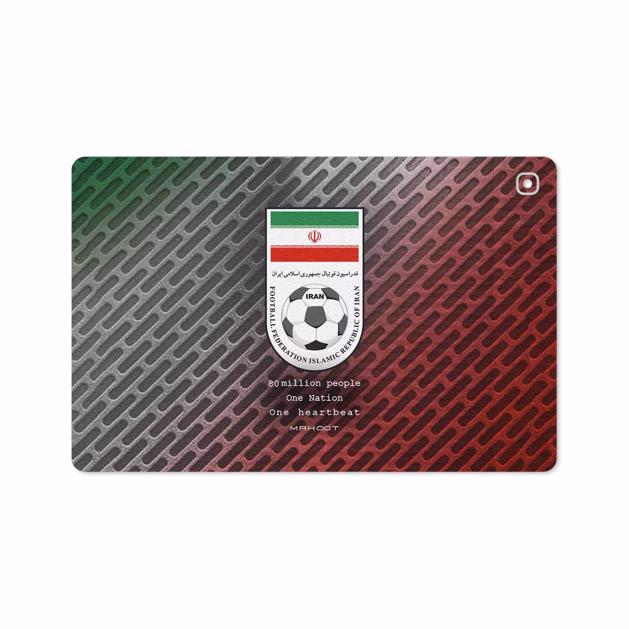 برچسب پوششی ماهوت مدل Iran-National-Football-Team مناسب برای تبلت سامسونگ Galaxy Tab S5e 10.5 2019 T720