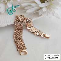 خرید دستبند مارک ژوپینگ پهنای 13 میلیمتر کیفیت عالی رنگ ثابت کد 1216873 - ردگل