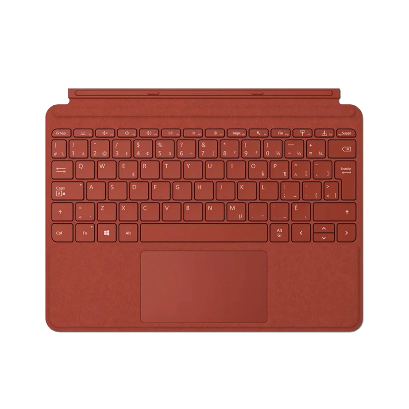 کیبورد مایکروسافت Surface GO Signature Burgundy EN/FR Red