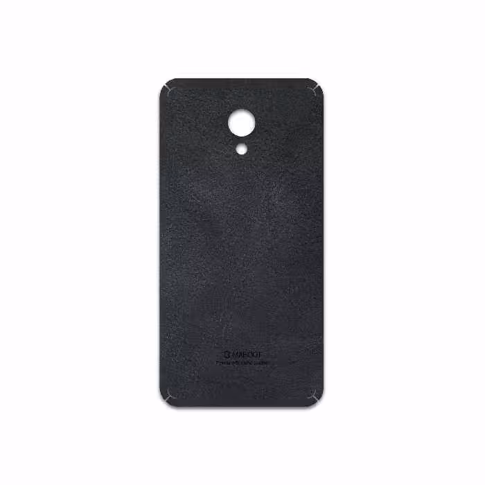 برچسب پوششی ماهوت مدل Graphite Buffalo Leather مناسب برای گوشی موبایل میزو M5