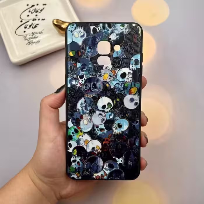 قاب گوشی Galaxy A8 Plus 2018 سامسونگ دور ژله ای طرح فانتزی کد 95050
