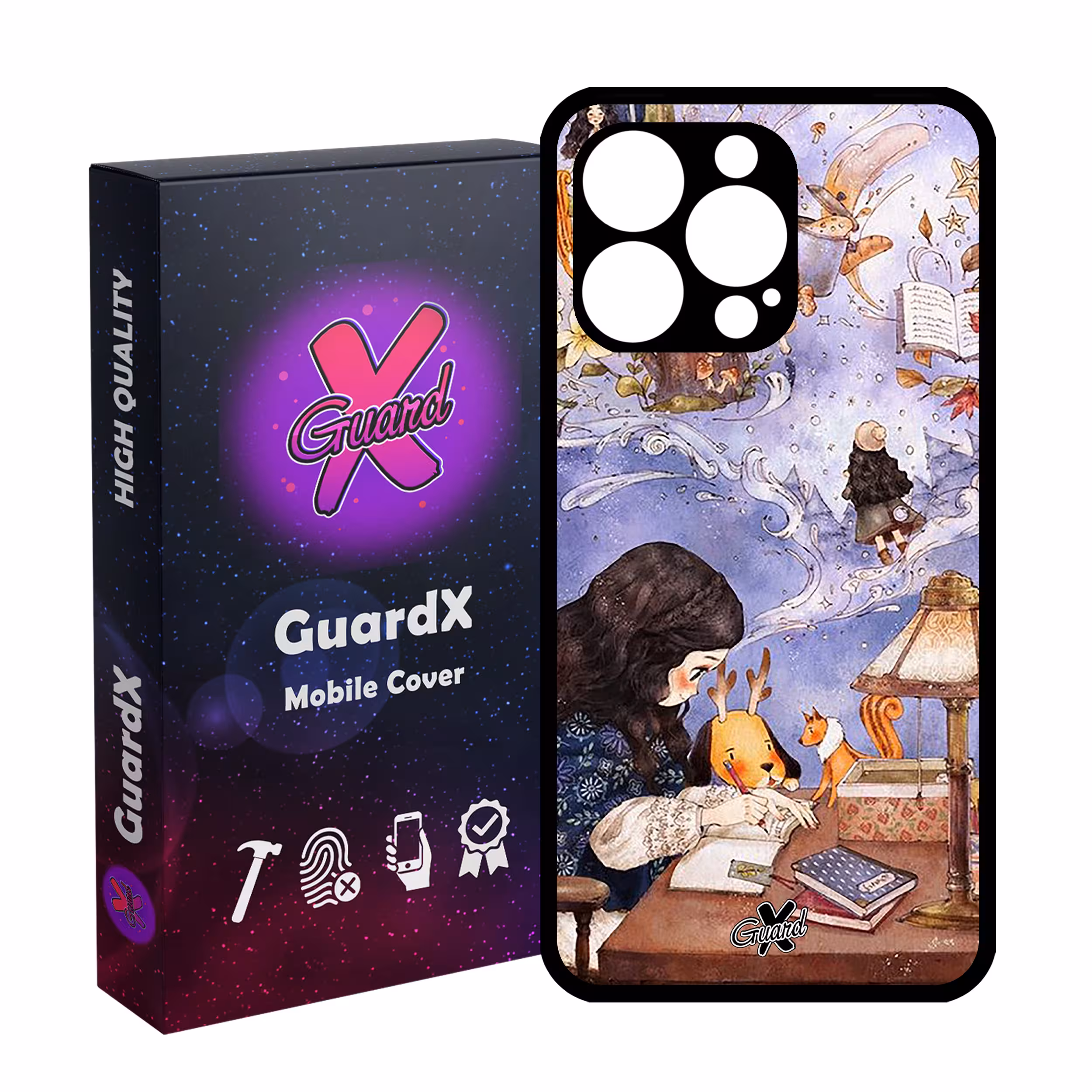 کاور گارد ایکس طرح دختر مدل Glass10293 مناسب برای گوشی موبایل اپل iPhone 13 Pro