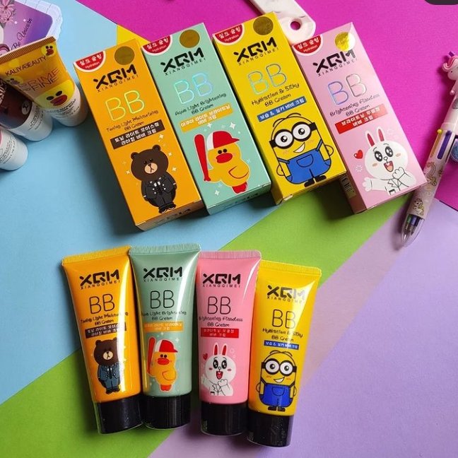 بی‌بی کرم میشا با ضد آفتاب و به عنوان کرمپودر