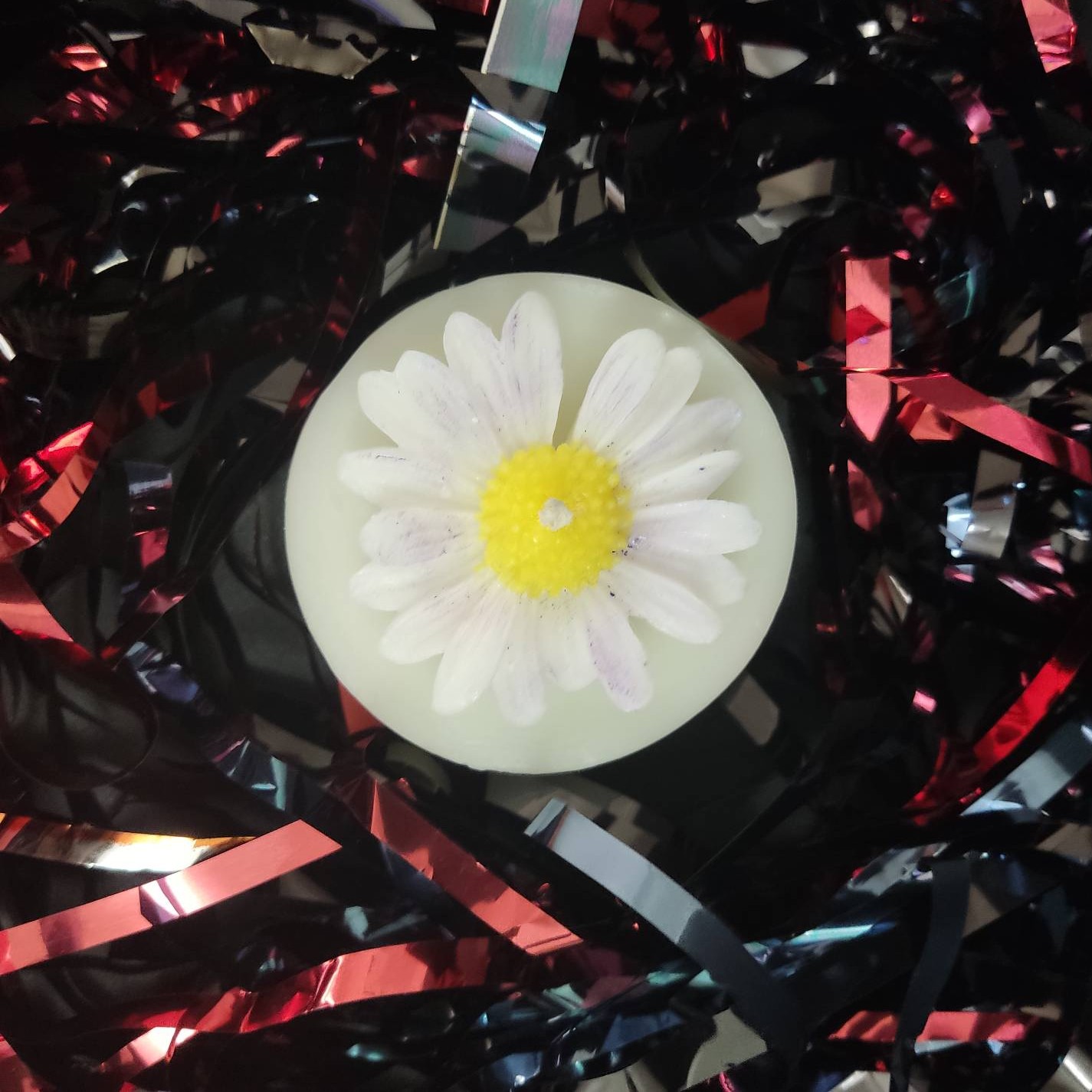 شمع مدل گل بابونه (مارگاریت ) کد 003