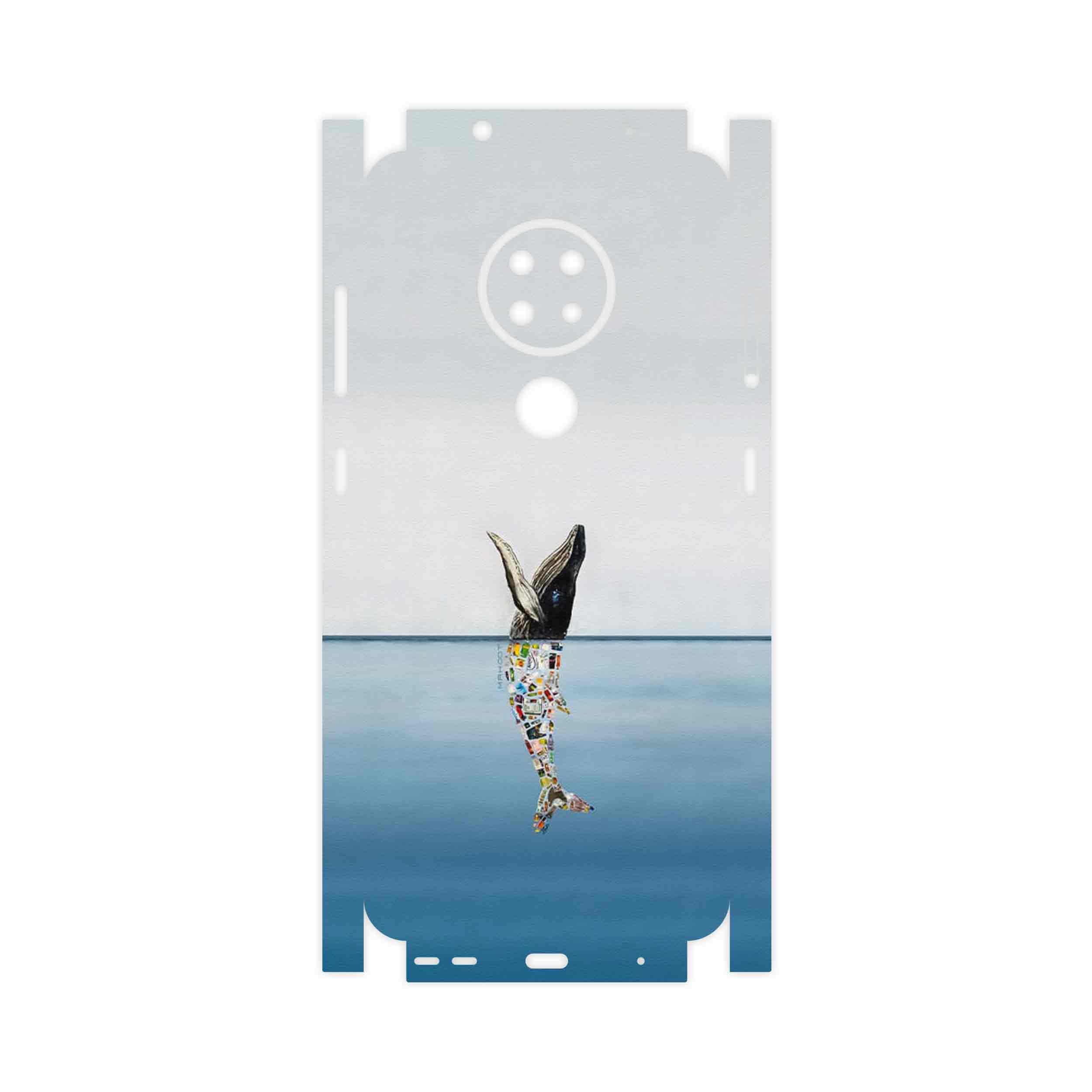 برچسب پوششی ماهوت مدل Collage of Sea Trash-FullSkin مناسب برای گوشی موبایل نوکیا 7.2
