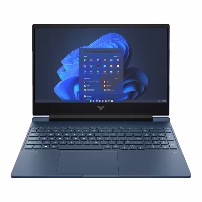 لپ تاپ گیمینگ 15.6 اینچی اچ پی مدل Victus 15 FB2063DX با پردازنده Ryzen 5 7535HS، رم 8 گیگابایت، حافظه 512 گیگابایت SSD و گرافیک 4 گیگابایت RX 6550M