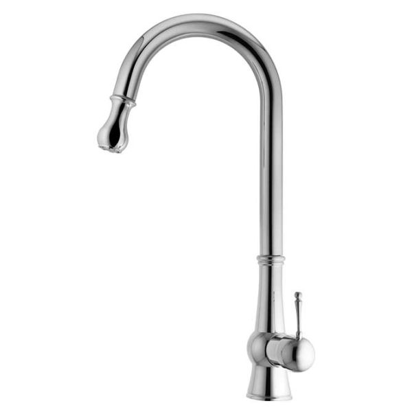 شیر ظرفشویی شلنگدار درخشان مدل رز