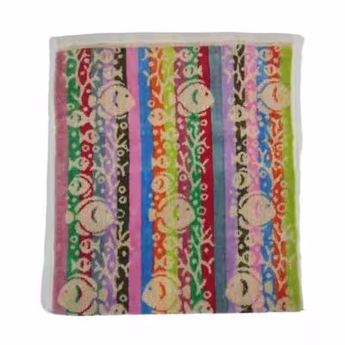حوله دستی گلزار طرح ماهی 35 در 65 سانتی‌متر