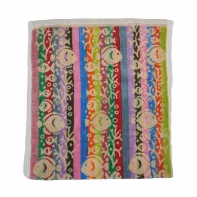 حوله دستی گلزار طرح ماهی 35 در 65 سانتی‌متر