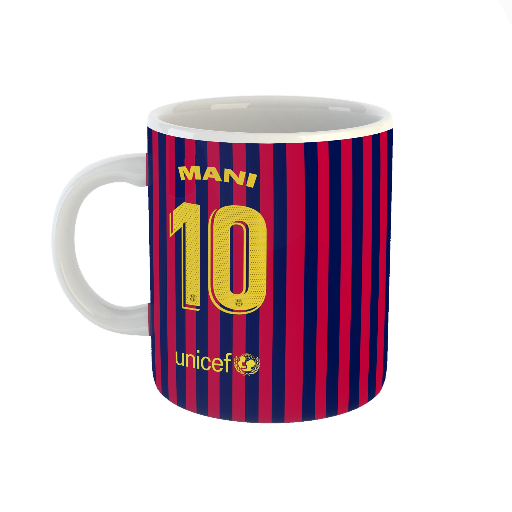 ماگ طرح اسم مانی مدل بارسلونا کد 106