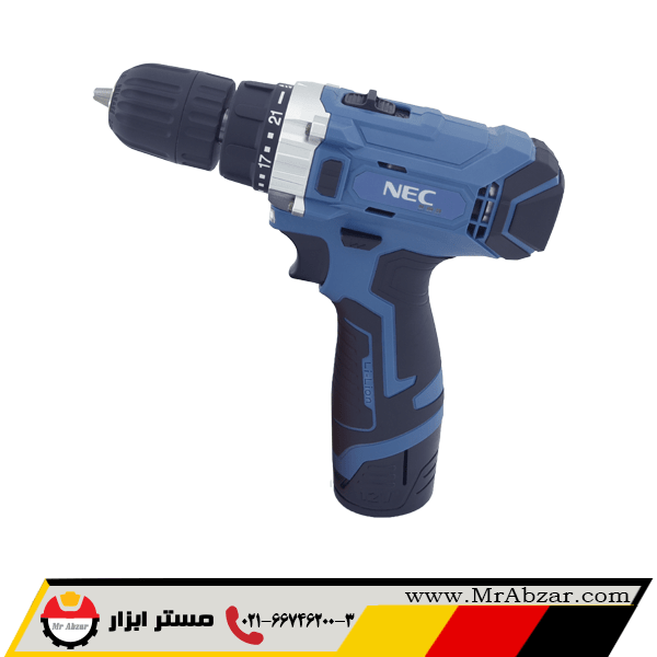 دریل شارژی ان ای سی 1712