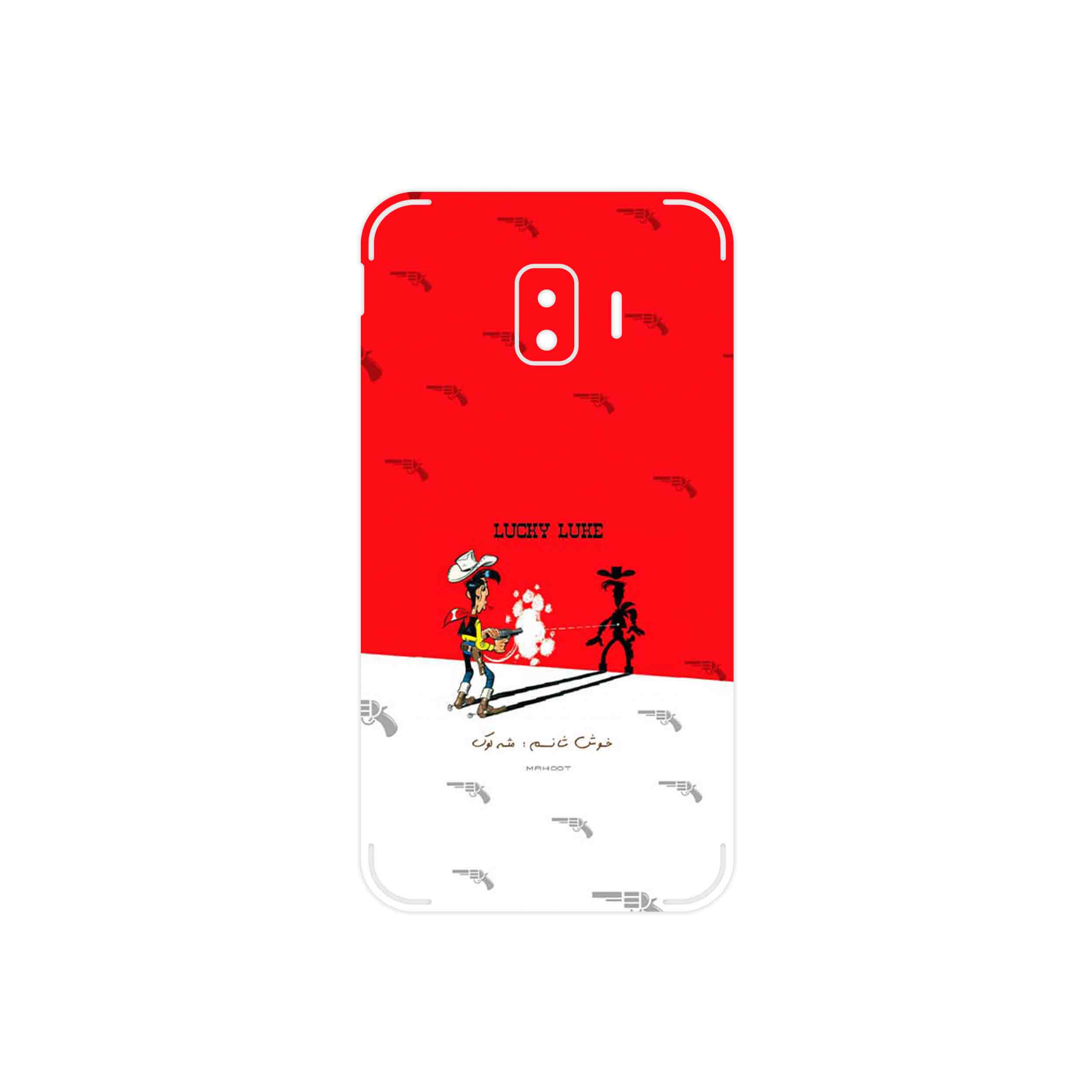 برچسب پوششی ماهوت مدل Lucky Luke مناسب برای گوشی موبایل سامسونگ Galaxy J2 Core