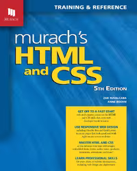 خرید و دانلود نسخه کامل کتاب Murach's HTML and CSS (5th Edition)