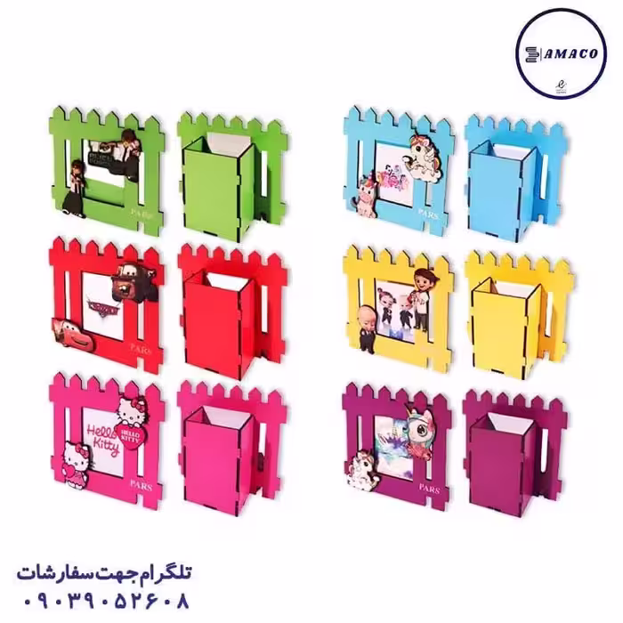 جا قلمی چوبی فانتزی پارس