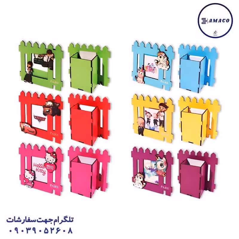 جا قلمی چوبی فانتزی پارس