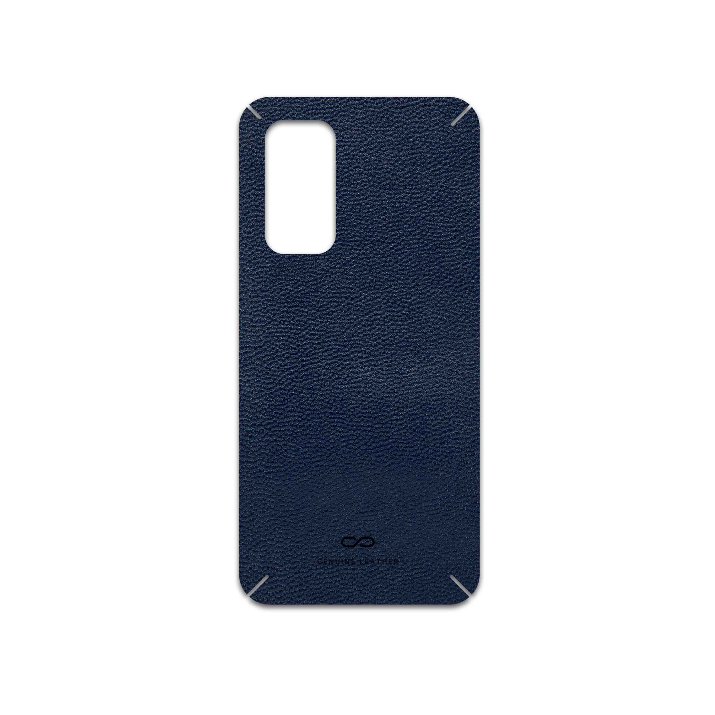 برچسب پوششی ماهوت مدل Deep-Blue-Leather مناسب برای گوشی موبایل شیائومی Mi 10T 5G
