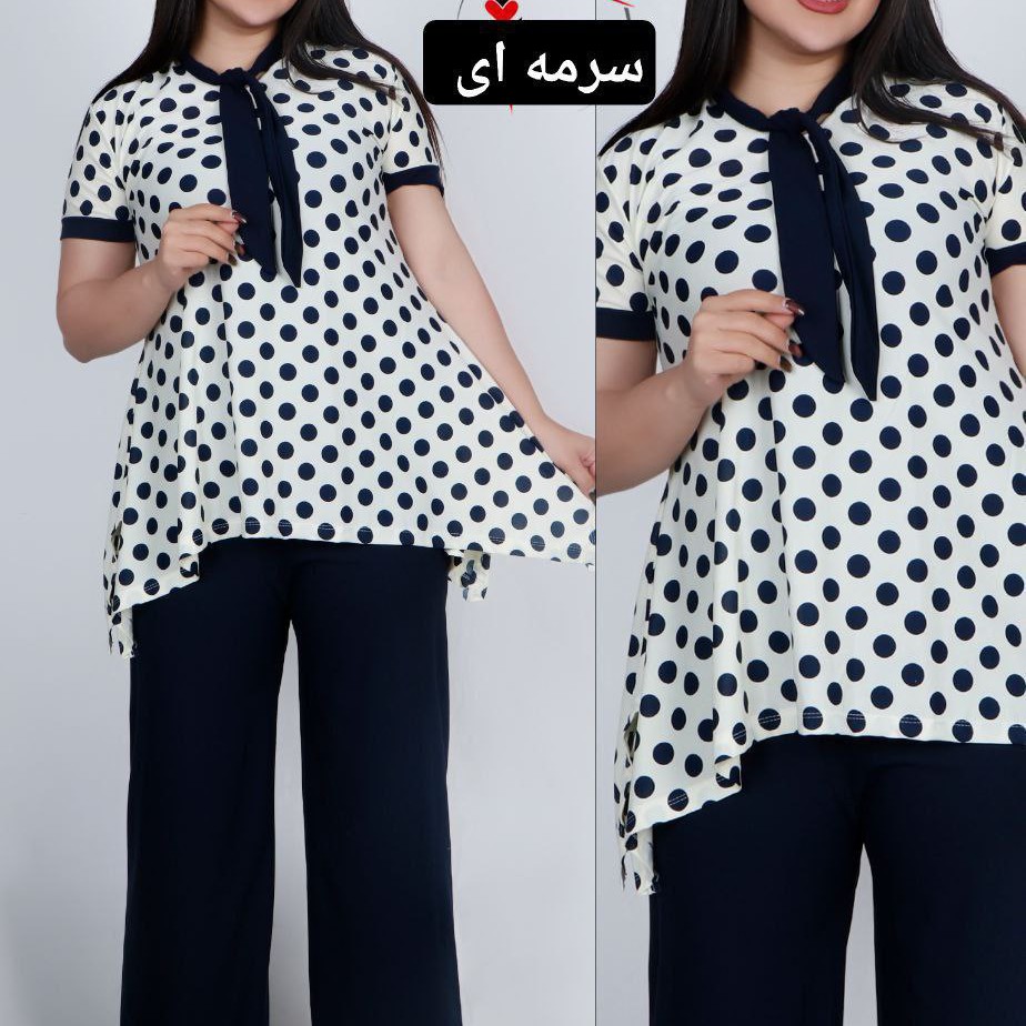 ست کراواتی خال درشت
جنس کرپ پلاس و فلامنت
رنگ بندی بادمجونی سورمه صورتی زرشکی