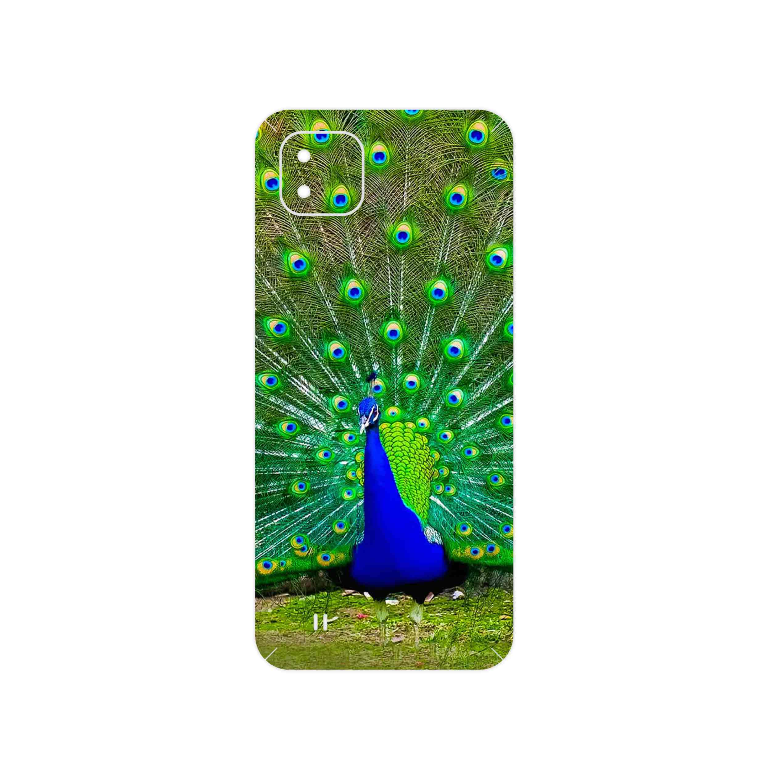 برچسب پوششی ماهوت مدل Peacock مناسب برای گوشی موبایل ریلمی C11 2021