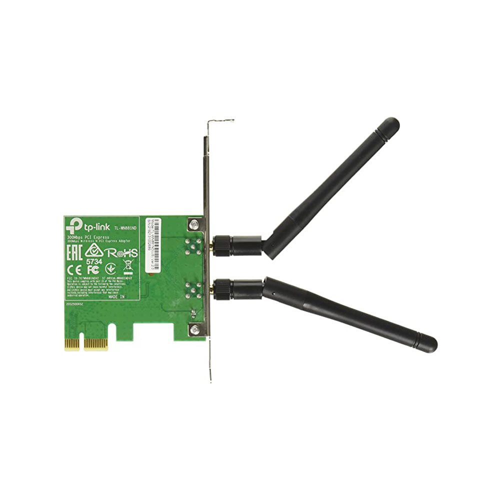 کارت شبکه بی‌سیم تی پی لینک مدل TP-Link TL-WN881ND PCIe WiFi Card