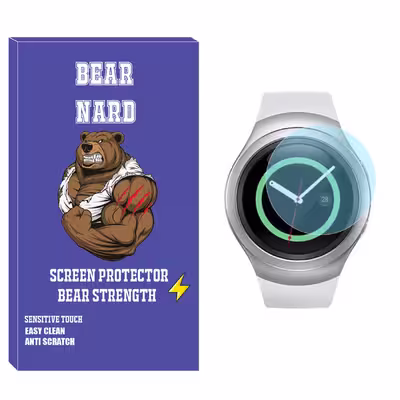 محافظ صفحه نمایش شیشه‌ای برنارد مدل SH-BR مناسب برای ساعت هوشمند سامسونگ Galaxy Watch Gear S2