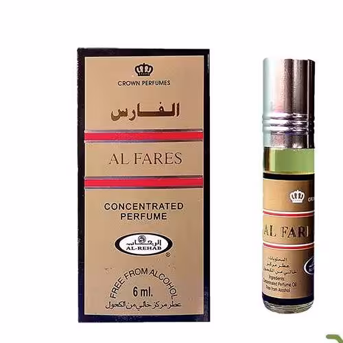 عطر عربی الفارس برند الرحاب حجم 6 میل Al-Rehab fares