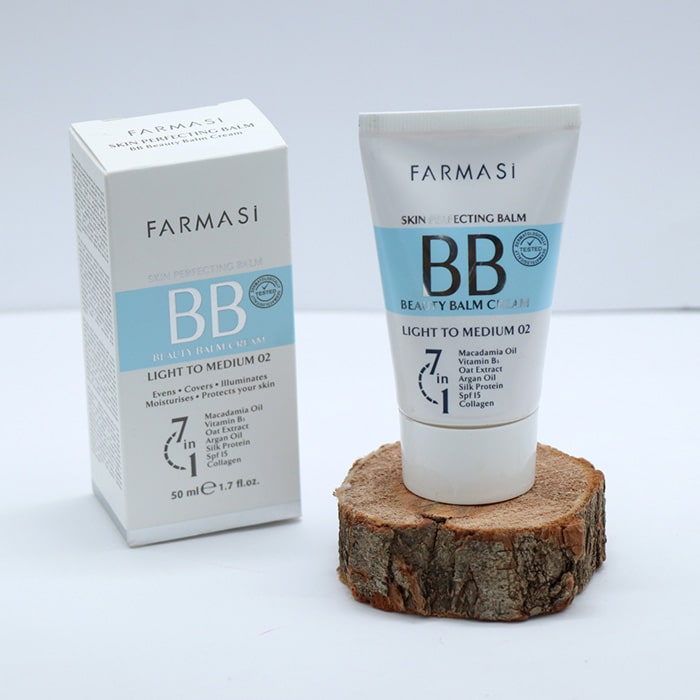 بی بی کرم FARMASI BB SPF15 LIGHT 02 حجم 50 میل 91427