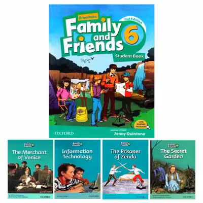 کتاب Family And Friends 6 اثر جمعی از نویسندگان انتشارات آرماندیس پنج جلدی