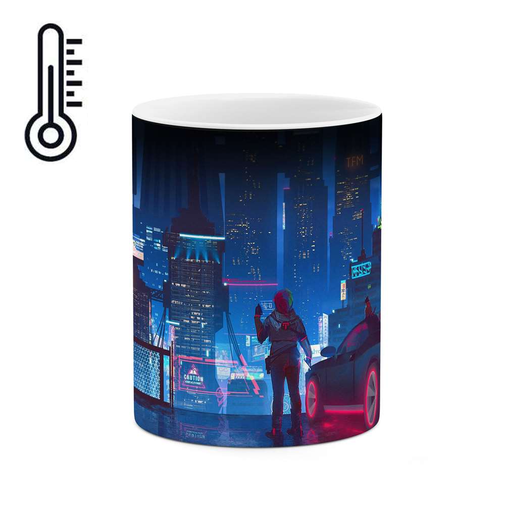 ماگ حرارتی طرح بازی Cyberpunk مدل mgph12113